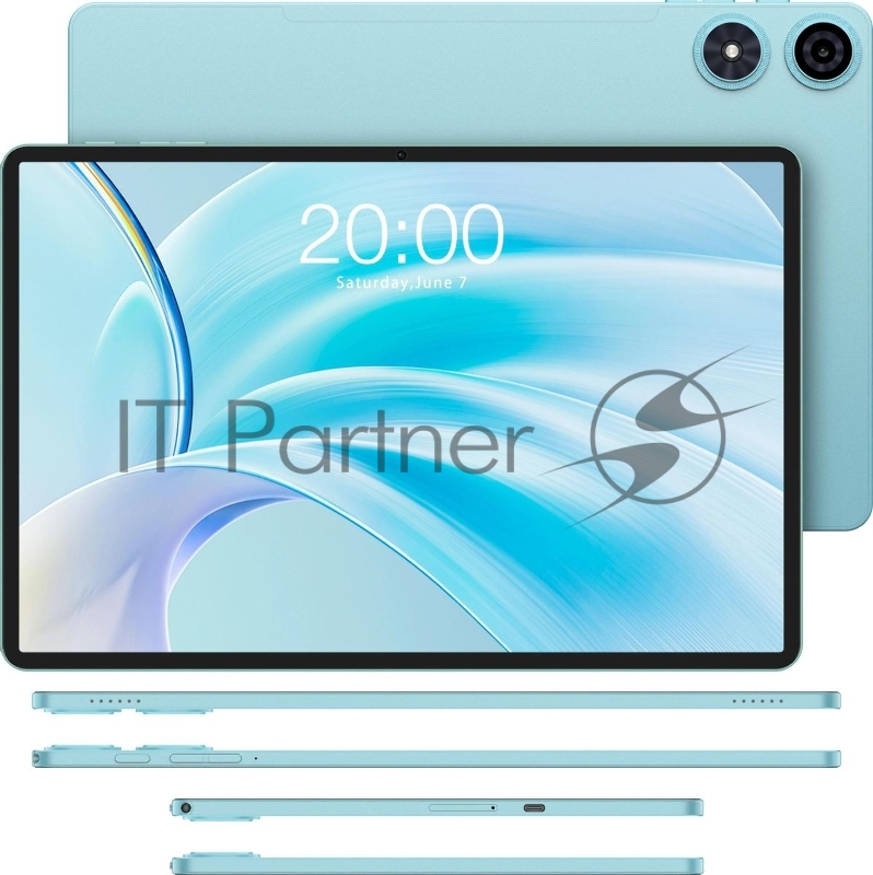 Планшет Teclast P50 T606 (1.6) 8C RAM8Gb ROM128Gb 10.92 IPS 1280x800 4G 1Sim Android 15 голубой 8Mpix 5Mpix BT WiFi microSD 1Tb 7000mAh 12hr