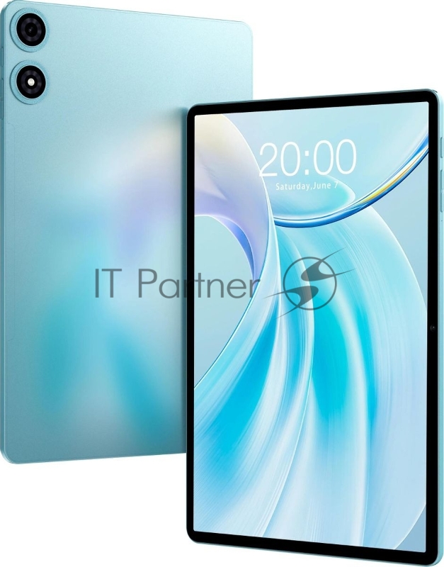 Планшет Teclast P50 T606 (1.6) 8C RAM8Gb ROM128Gb 10.92 IPS 1280x800 4G 1Sim Android 15 голубой 8Mpix 5Mpix BT WiFi microSD 1Tb 7000mAh 12hr