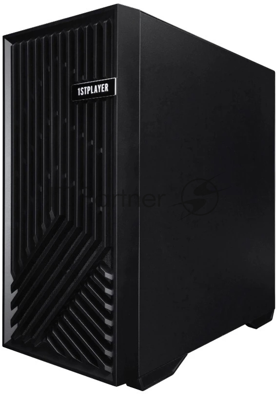 Компьютерный корпус 1STPLAYER FD8 Black / E-ATX / 4x120mm FRGB fans / FD8-BK-4F1
