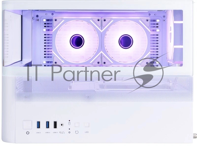 Компьютерный корпус 1STPLAYER RT5 ARGB White / mATX / 3x120mm ARGB fans / RT5-WH-2FC7R-W-1FC7-W