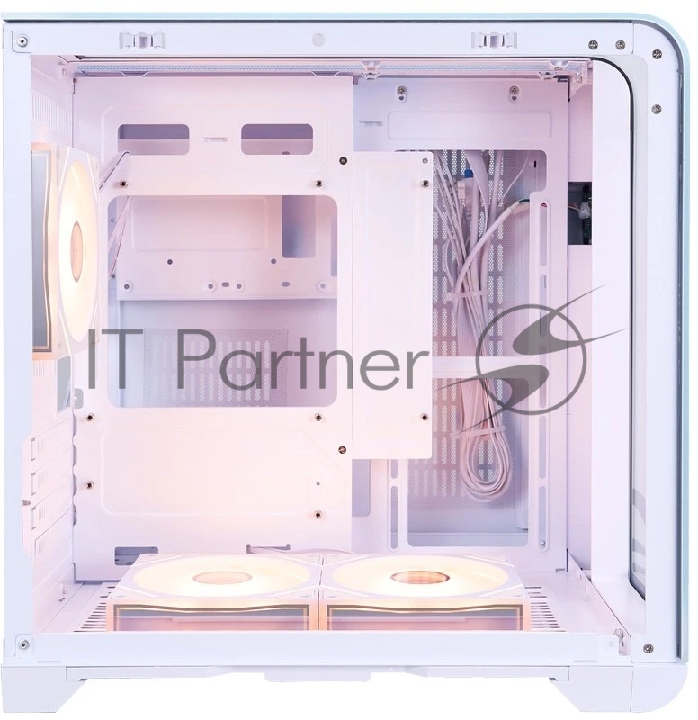Компьютерный корпус 1STPLAYER RT5 ARGB White / mATX / 3x120mm ARGB fans / RT5-WH-2FC7R-W-1FC7-W