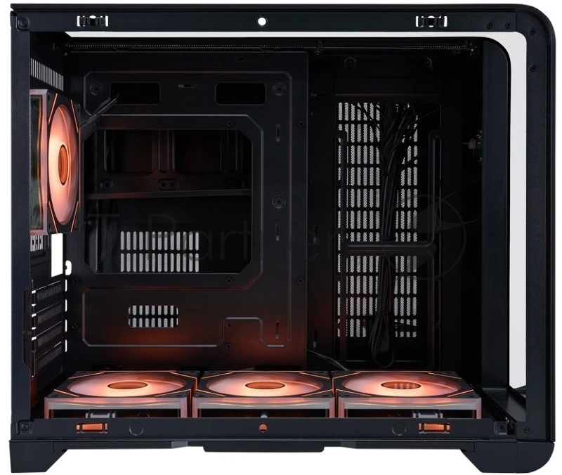 Компьютерный корпус 1STPLAYER RT6 ARGB Black / mATX / 4x120mm ARGB fans / RT6-BK-3FC7R-1FC7