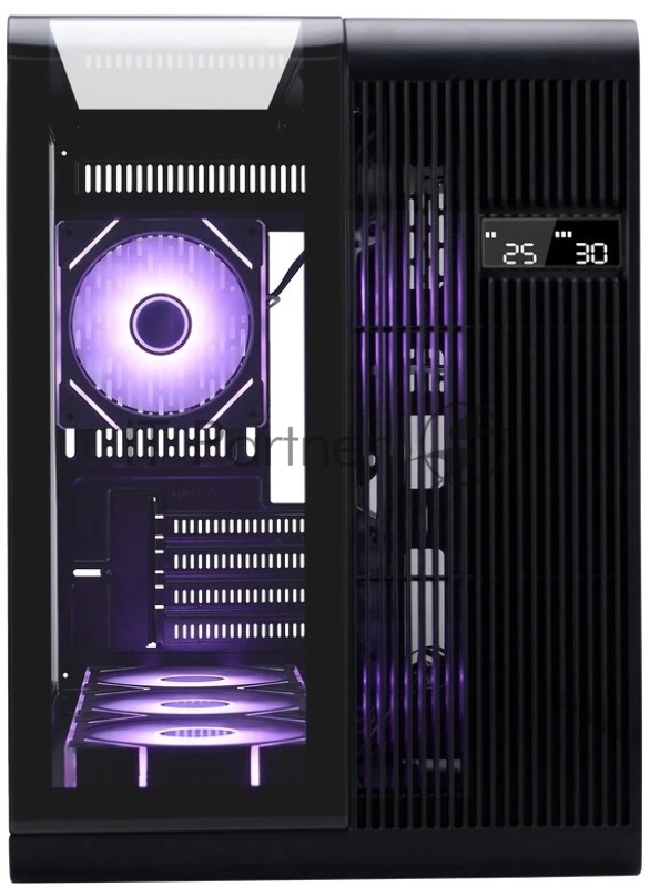 Компьютерный корпус 1STPLAYER RT6 ARGB Black / mATX / 4x120mm ARGB fans / RT6-BK-3FC7R-1FC7