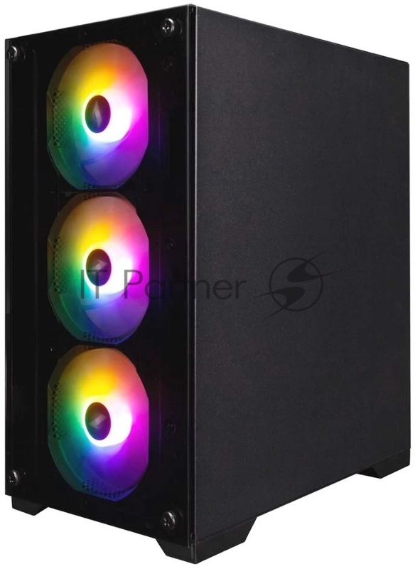 Компьютерный корпус 1STPLAYER FIREBASE X2-M / mATX / 4x120mm FRGB fans / X2-M-BK-4F1