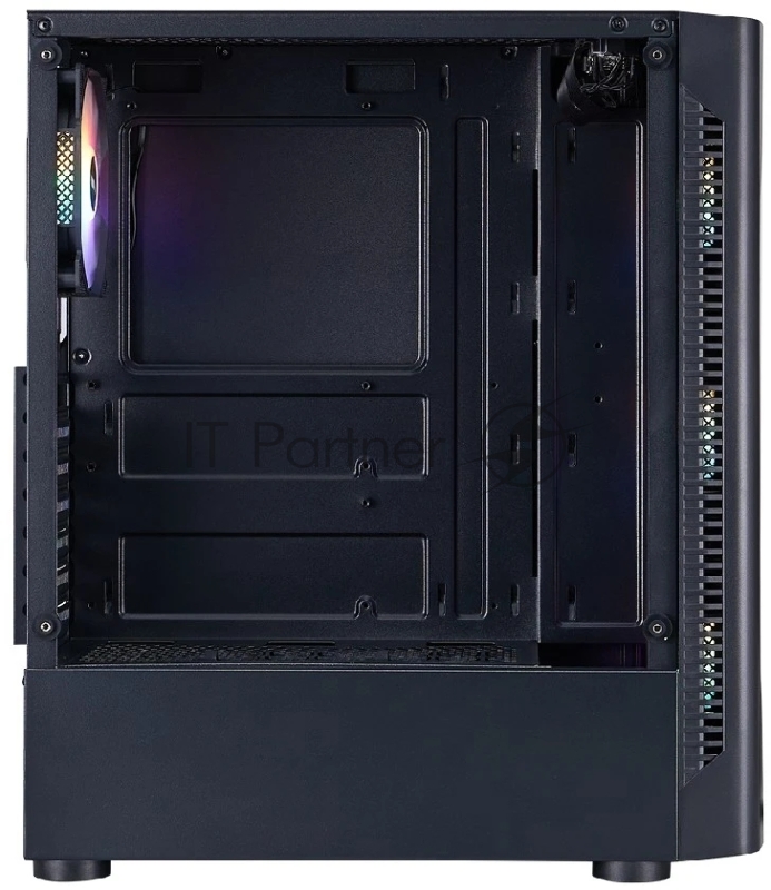 Компьютерный корпус 1STPLAYER DK D4 Black / ATX / 4x120mm FRGB fans / D4-BK-4F1