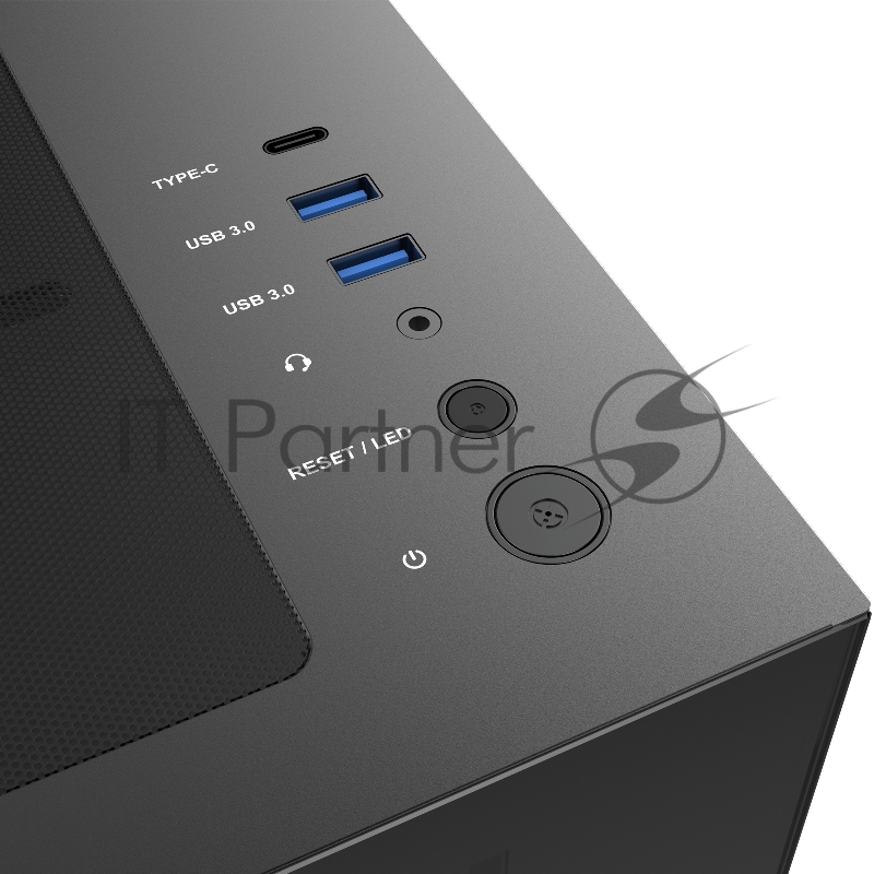 Корпус без блока питания/ Case Raijintek ATREUS BT4, Midi-Tower, TG, 4x120mm ARGB, 2xUSB-A 3.0 + 1xUSB Type-C , E-ATX, ATX, mATX, mITX Black