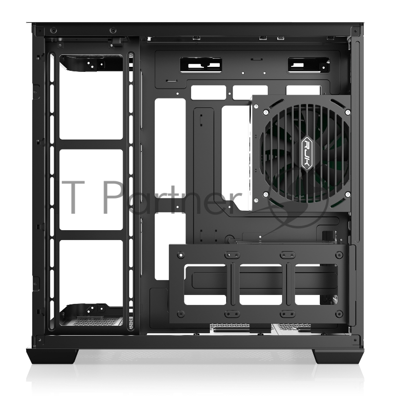 Корпус без блока питания/ Case Raijintek ATREUS BT4, Midi-Tower, TG, 4x120mm ARGB, 2xUSB-A 3.0 + 1xUSB Type-C , E-ATX, ATX, mATX, mITX Black