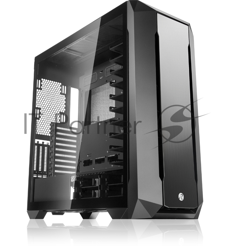 Корпус без блока питания/ Case Raijintek ZOFOS ULTRA, Full-Tower, TG, no fan, 2xUSB-A 3.0 + 1xUSB Type-C , SSI-EEB, E-ATX, ATX, mATX, mITX Black