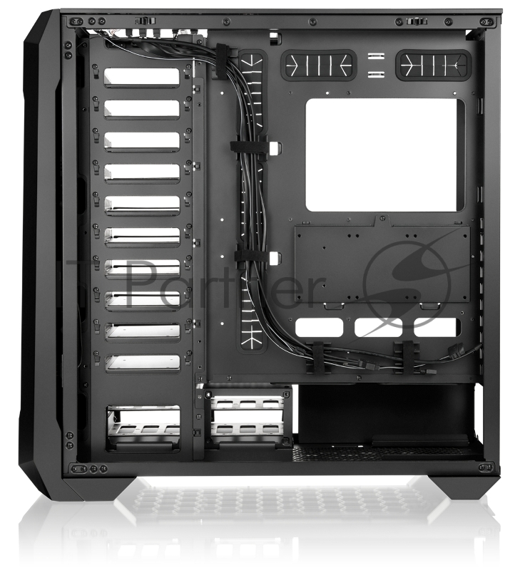Корпус без блока питания/ Case Raijintek ZOFOS ULTRA, Full-Tower, TG, no fan, 2xUSB-A 3.0 + 1xUSB Type-C , SSI-EEB, E-ATX, ATX, mATX, mITX Black