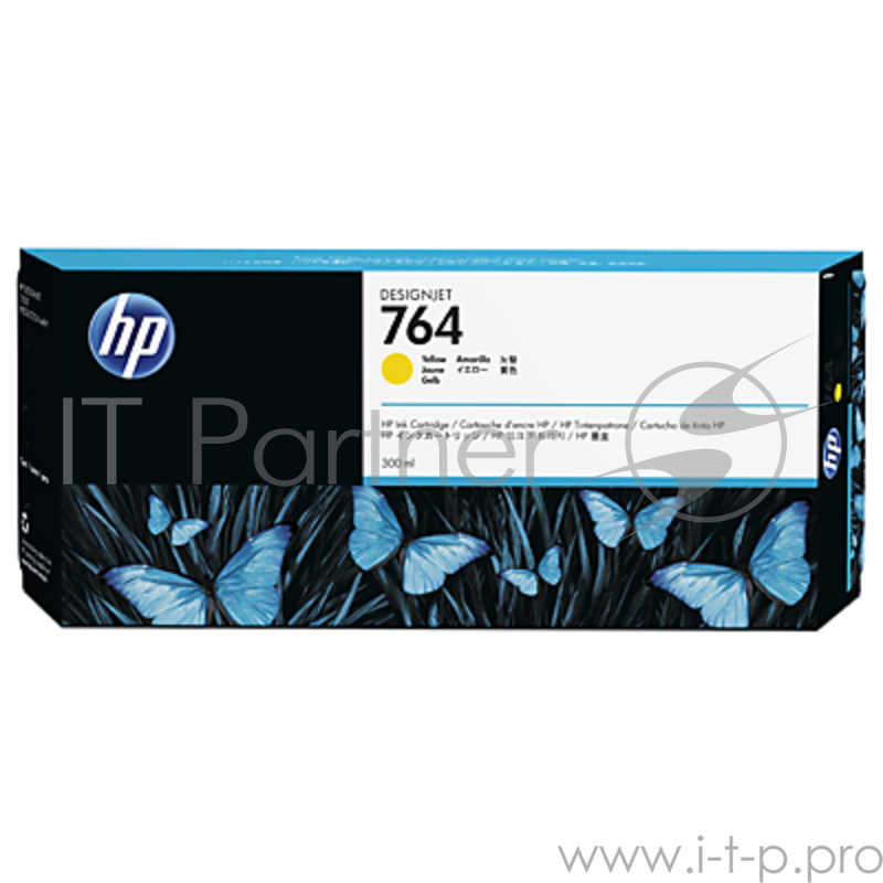 Cartridge HP 764 желтый для HP DJ T3500 300-ml