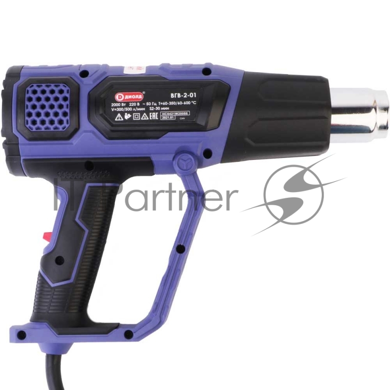 Технический фен Диолд ВГВ-2-01 2000Вт темп.60/60-350/60-600С