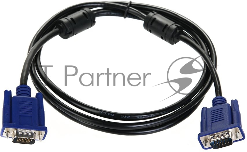 Кабель соединительный SVGA (15M/M) 1,8m 2 фильтра TV-COM <QCG120H-1.8M>