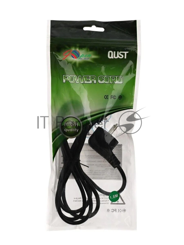 Кабель питания для ноутбуков Aopen (ACE022-1.8M) 1.8метра 3G*0.5mm