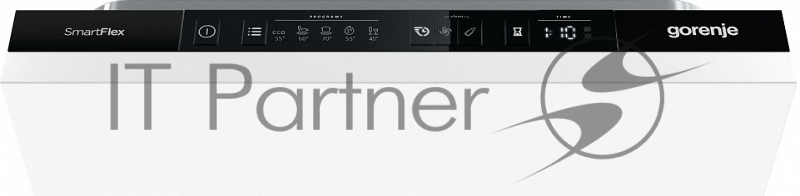 Встраиваемая посудомоечная машина Gorenje GV563E11, черный, 44.8 см, 10 компл., 47 дБ, класс A++