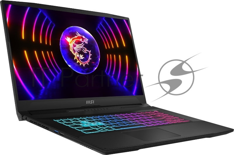 Ноутбук MSI Katana 17 B12VEK-1488XRU Intel Core i5-12450H/16Gb/SSD512Gb/RTX4050 6Gb/17.3/IPS/FHD/144Hz/NoOS/Bl (9S7-17L541-1488)