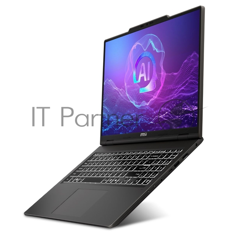 Ноутбук MSI Venture A16 AI+ A3HMG-027XRU AMD Ryzen AI 5 340/16Gb/SSD512Gb/16/OLED/2K (2048*1280)/120Hz/NoOS/Solid Gray (9S7-261K21-027)