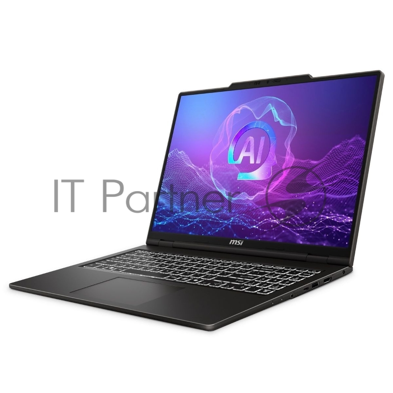 Ноутбук MSI Venture A16 AI+ A3HMG-027XRU AMD Ryzen AI 5 340/16Gb/SSD512Gb/16/OLED/2K (2048*1280)/120Hz/NoOS/Solid Gray (9S7-261K21-027)