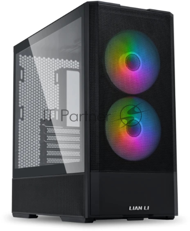 Lian Li Корпус Lancool 207 / Black / Mid-Tower, TG / 2x 140mm ARGB + 2x 120mm non LED fans inc. / G99.LAN207RX.10RS