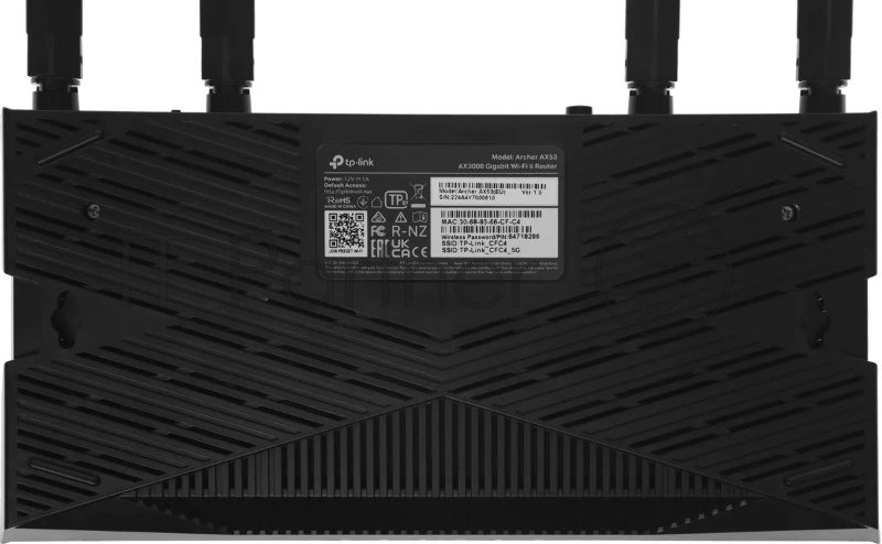 Двухдиапазонный гигабитный роутер TP-Link Archer AX3000 Wi-Fi AX3000 с поддержкой Mesh