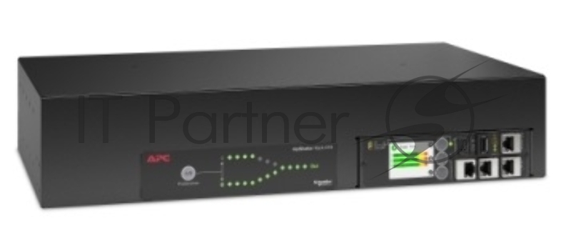 Стоечный переключатель нагрузки APC Rack Automatic Transfer Switch, 2U, 32A, 230V, 2 IEC 309 IN, 16 C13, 2 C19 OUT, 50/60 Hz