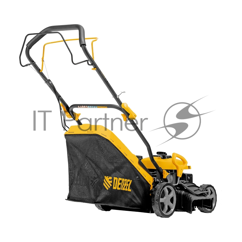 Газонокосилка бензиновая GLD-410SP-K, 150 см3, 41 см, привод, 40 л Denzel