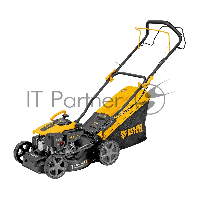 Газонокосилка бензиновая GLD-410SP-K, 150 см3, 41 см, привод, 40 л Denzel