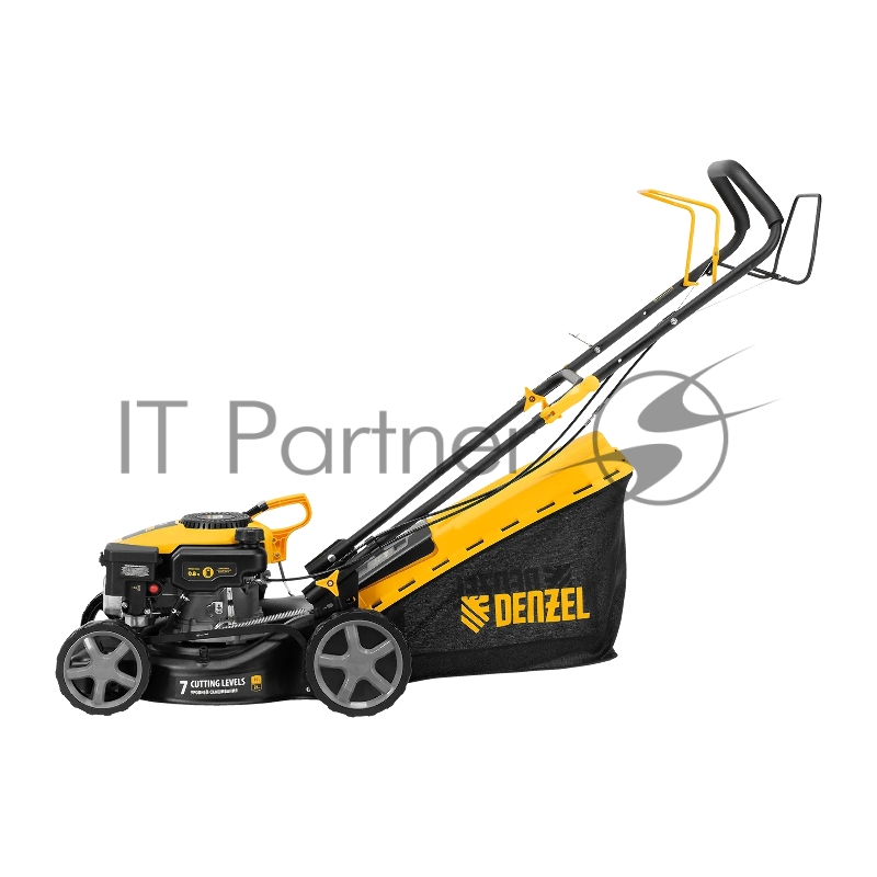 Газонокосилка бензиновая GLD-410SP-K, 150 см3, 41 см, привод, 40 л Denzel