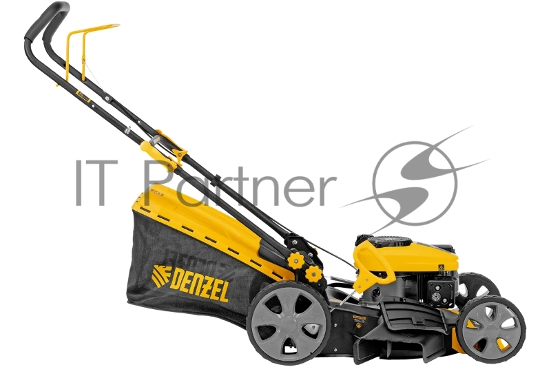 Газонокосилка бензиновая GLD-460-K, 150 см3, 46 см, 50 л Denzel