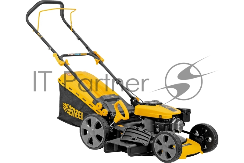 Газонокосилка бензиновая GLD-460-K, 150 см3, 46 см, 50 л Denzel