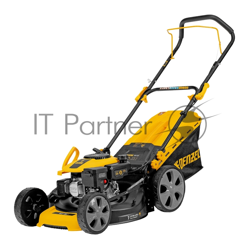 Газонокосилка бензиновая GLD-460-K, 150 см3, 46 см, 50 л Denzel