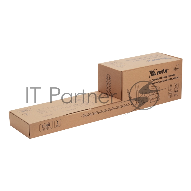 Кусторез аккумуляторный HT-510, нож 510 мм, Li-Ion, 20 В MTX