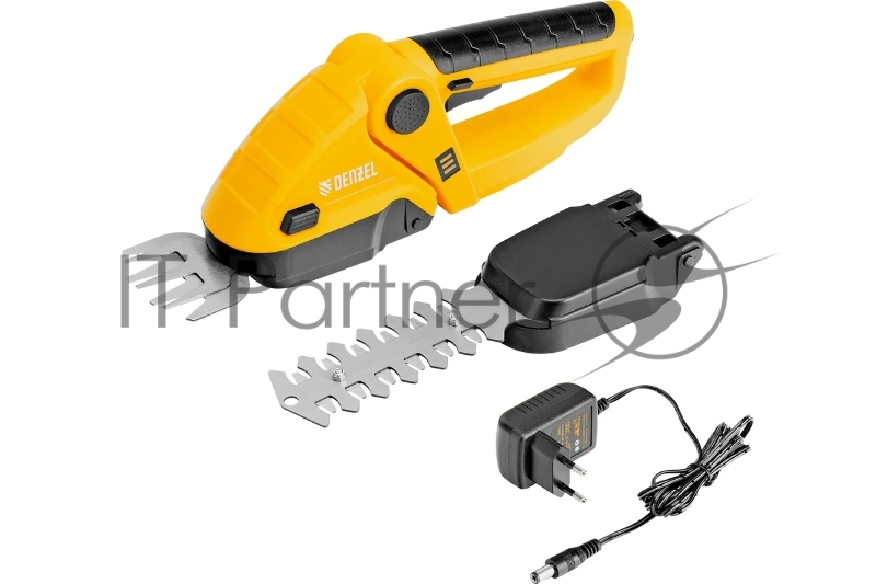 Ножницы-кусторез аккумуляторные GS-7, Li-Ion, 7,2 В Denzel