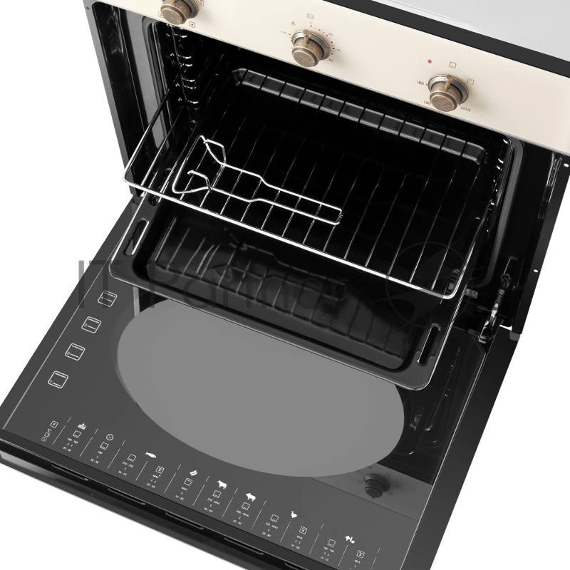 Шкаф духовой газоэлектрический MAUNFELD EOGC604RIB.MT Slim