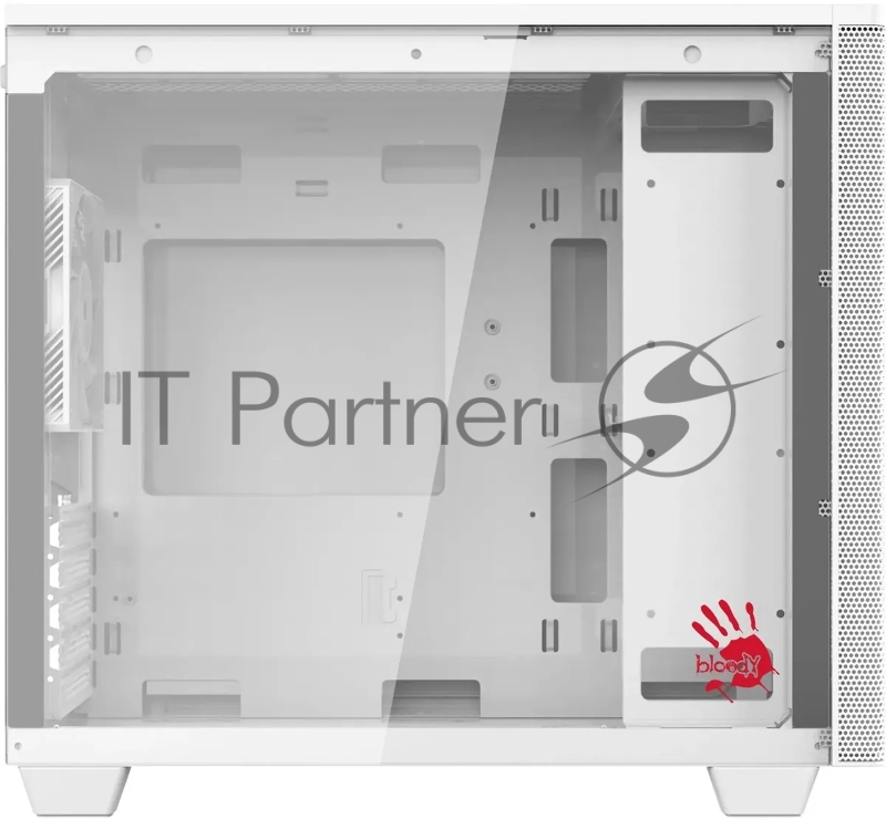 Корпус Bloody BD-CC117F белый без БП mATX 5x120mm 1xUSB2.0 1xUSB3.0 audio bott PSU