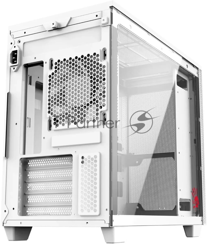 Корпус Bloody BD-CC117F белый без БП mATX 5x120mm 1xUSB2.0 1xUSB3.0 audio bott PSU