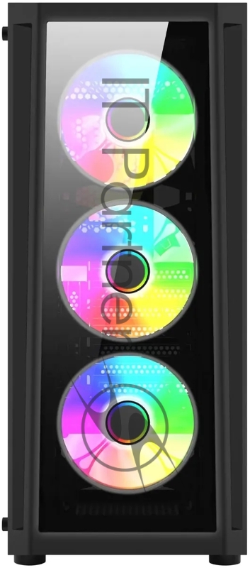 Корпус Bloody BD-CC120F черный без БП ATX 8x120mm 1xUSB2.0 1xUSB3.0 audio bott PSU