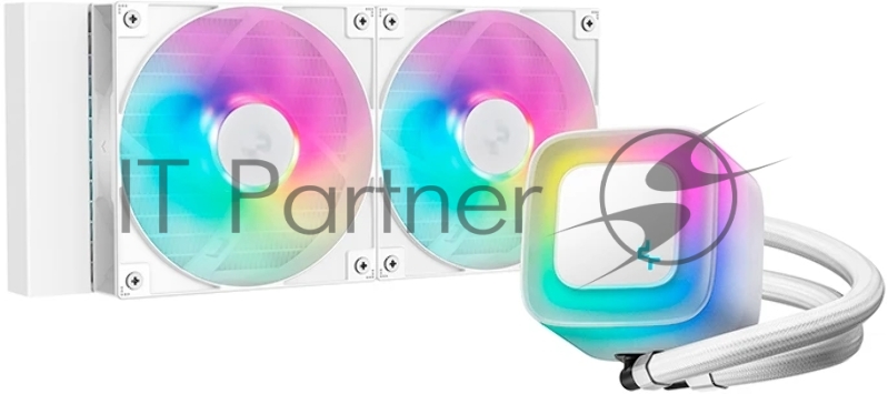 Система жидкостного охлаждения DeepСool LE240 V2 WH (R-LE360-BKAMMC-G-2)