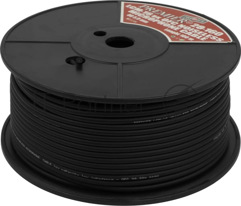 Кабель акустический Premier LCM-16 BK 100м. черный (28-160 100)