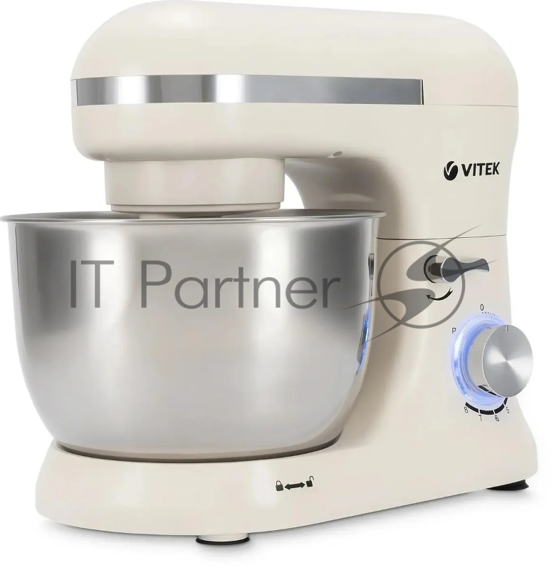 Миксер планетарный Vitek VT-PM0110 1500Вт кремовый