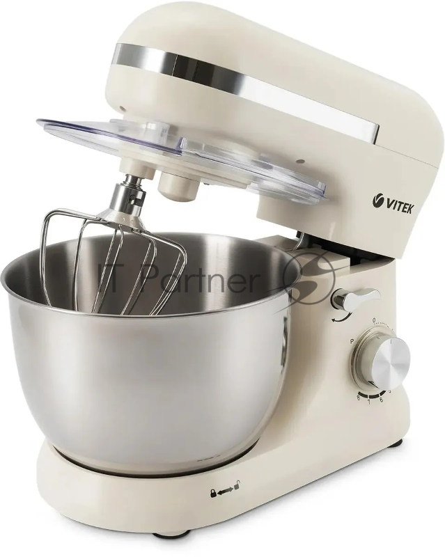 Миксер планетарный Vitek VT-PM0110 1500Вт кремовый