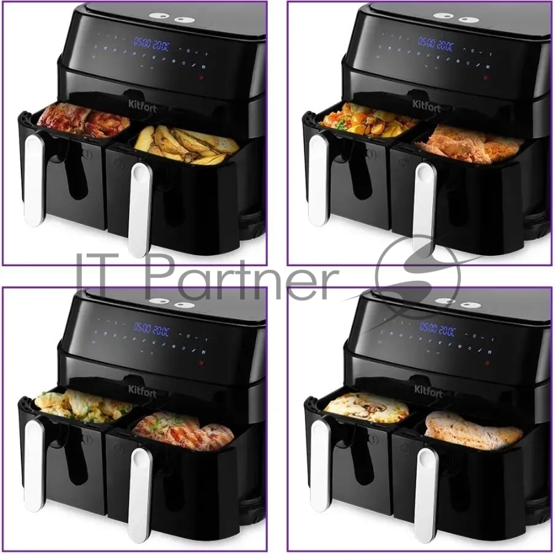 Аэрогриль Kitfort КТ-2250 1750Вт черный