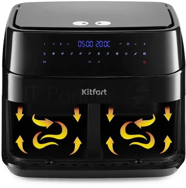 Аэрогриль Kitfort КТ-2250 1750Вт черный