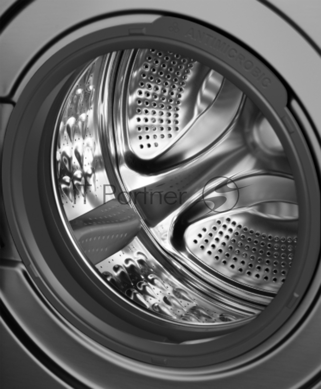 Стиральная машина Weissgauff WMD 49411 DC Inverter класс: B загр.фронтальная макс.:11кг (с сушкой) темно-серебристый инвертер