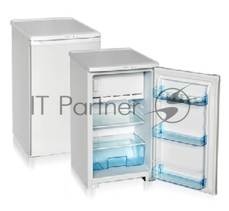 Холодильник БИРЮСА R 108 белый 115л (ВхШхГ) 86,5х48х60,5см. 1-камерный. 1 компрессор.Управл-е механическое. Общий объем 115л, холод. камеры 88л, мороз. камеры 27л. Класс энергоэффективности A. Ручная разморозка мороз. камеры. Цвет белый.)