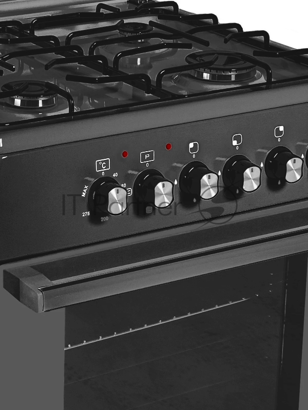 Кухонная плита IDEAL с электродуховкой L 110 чёрный Econom ГК