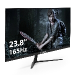 Монитор игровой с аудио 23.8 165 Гц ExeGate Combat EG2407CA (IPS LED Grade A+, FHD, 1920x1080@165Гц, 16:9, 300cd/m2, 1000:1, 178°/178°, 1ms, Speakers, HDMI, DisplayPort, audio-out, USB, Flicker-free, FreeSync, Low Blue Light, кабель HDMI 1.5м, VESA 7