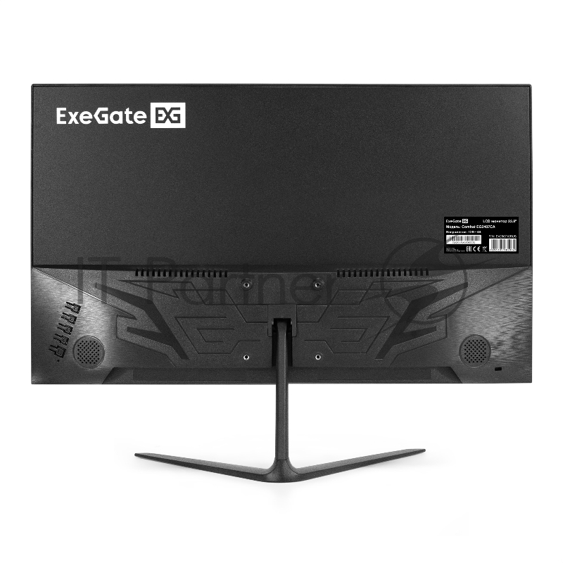Монитор игровой с аудио 23.8 165 Гц ExeGate Combat EG2407CA (IPS LED Grade A+, FHD, 1920x1080@165Гц, 16:9, 300cd/m2, 1000:1, 178°/178°, 1ms, Speakers, HDMI, DisplayPort, audio-out, USB, Flicker-free, FreeSync, Low Blue Light, кабель HDMI 1.5м, VESA 7