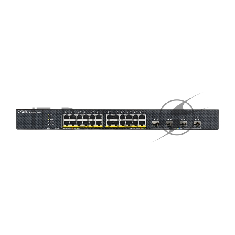 Коммутатор Smart L3 Lite PoE+ Zyxel NebulaFlex XGS1935-28HP, rack 19, 24xGE PoE+, 4xSFP+, бюджет PoE 375 Вт