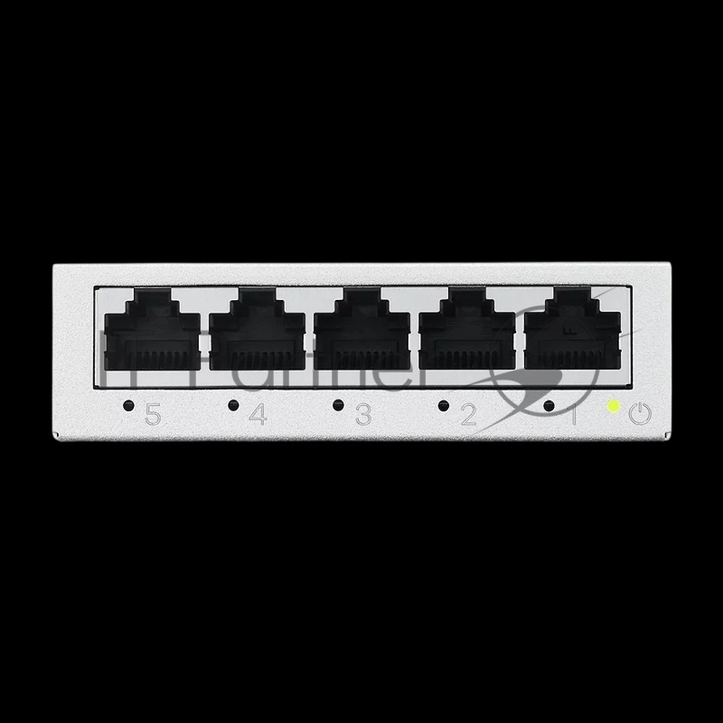 Коммутатор Zyxel GS-105B v5, 5 портов 1000 Мбит/с, настольный, металлический корпус