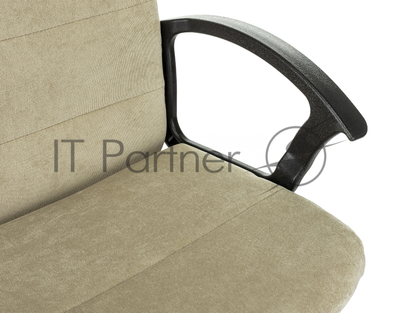 Кресло Бюрократ Triest Fabric песочный Light-21 крестов. металл черный